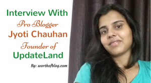 Jyoti Chauhan Founder of UpdateLand