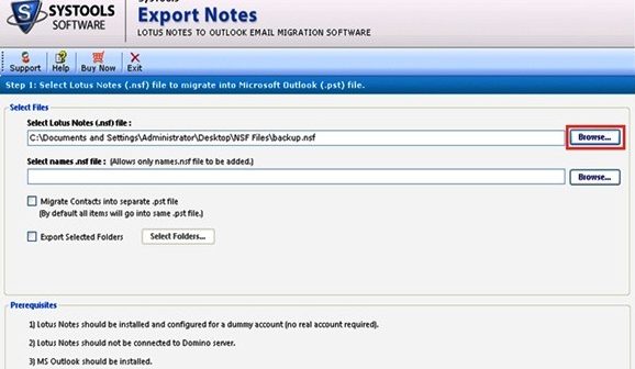 How to Open NSF File without Lotus Notes in Outlook